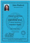 certifikát jana radová 12
